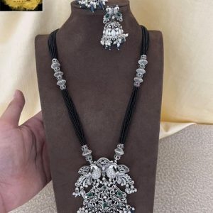 SILVER FINISH LONG HARAM