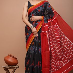 2138 COTTON SAREE WITH BLOUSE PIECE
