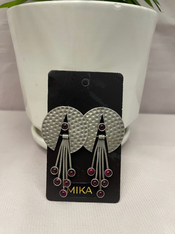 OXIDISED SILVER EARING