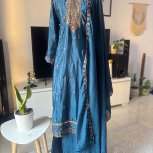2319KURTI PANT DUPPATTA SET
