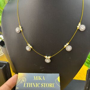 MK209 INVISIBLE NECKSET DIAMOND FINISH