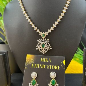 MK206 DIAMOND FINISH NECKLACE