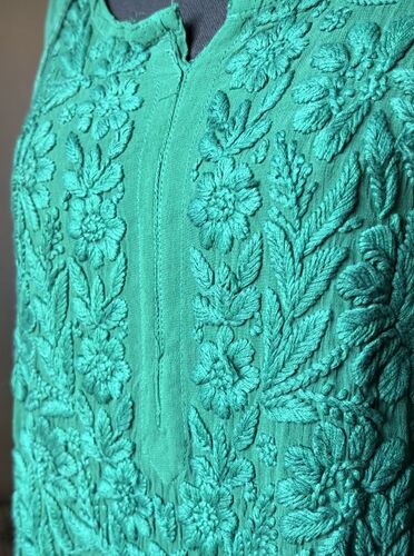 premium viscose georgette 6D CHIKANKARI - Image 2