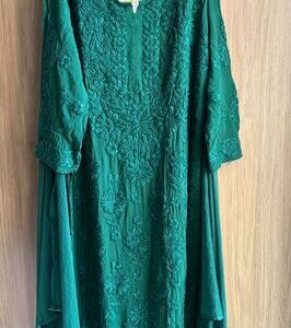 premium viscose georgette 6D CHIKANKARI